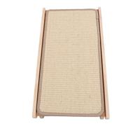 Tablero vertical de madera de pino de altura ajustable con alfombrilla, juguete interactivo para moler garras de gato, ahorra espacio en el suelo, protector de muebles