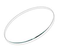 Tablero Vidrio Redondo para Mesa, Protector de Mesa de Comedor de Vidrio Transparente Grosor 8 mm para Cocina Comedor o Mesa de Centro(40cm)