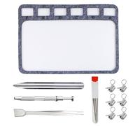 Tableros de bandeja de cuentas de moda, paquete de 11 unidades, materiales de fieltro resistentes, diseños de cuentas, para joyas, manualidades, decoración del hogar, alfombrilla de cuentas