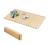 Tableros de cama plegables resistentes para camas de plataforma de tamaño individual, Queen, King, tamaño matrimonial, soporta hasta 200 kg, listones de madera para camas Bunkie Box Spring y sofá