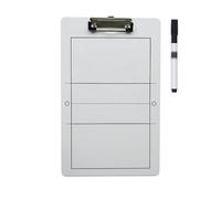 Tableros de entrenamiento de voleibol, asistente de enseñanza, marcador de entrenadores, pizarra blanca, voleibol, 35 x 22 cm