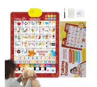 Tableros De Pared Parlantes para Niños - Interactivo Parlante Bilingüe Educativo | Carteles Educativos para Niños con Música En Español E Inglés - para Aula Hogar Guardería Sala De Juegos Navi