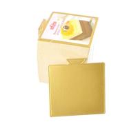 Tableros de Pastel de 100 Piezas Mini Cartón para Tarta Una Vez Base de Postre para Buffet Bodas Fiestas Pastel(Cuadrado)
