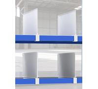 Tableros divisores de plástico for estantes, for for Almacenamiento y exhibición, Organizador de Armario Ajustable (Paquete de 4)(6cm/2.4in,40x20cm/15.7x7.9in)