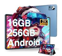 Tablet 11 Pulgadas Android 13 con 16GB RAM 256GB ROM(1TB Ampliable), 2K FHD Tablets con Triple Cámara(13MP+5MP+2MP), 8 Cores, 2.0 GHz, IPS 2000 * 1200, 5G Wi-Fi, 8600 mAh, BT 5.0, GPS, Azul oscuro