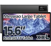 Tablet 15.6 Inch Android 13 Tablet, Large Tablet with1080 IPS HD Display Big Screen, 8-Core, 6GB+512GB, Support 512G TF Card, 12000mAh Long Lasting Battery for Movie/Work-Space Gray