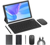 tablet Android 2 en 1 tabletas de 10 pulgadas, tablet con teclado y mouse, película protectora, lápiz capacitivo, Android tablet, juego de computadora de 10.1 pulgadas, pestaña 64 GB+4 GB, 8 MP,