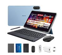 Tablet Blackview Mega 2 12" 128GB 4G 9000mAh Android 15 Azul con teclado