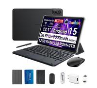 Tablet Blackview Mega 2 12" 128GB 4G 9000mAh Android 15 Gris con accesorios