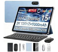 Tablet Blackview Mega 2 12" FHD+ 2K Android 15 256GB 4G Android 15 Azul con accesorios