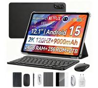 Tablet Blackview Mega 2 12" FHD+ 2K Android 15 256GB 4G Android 15 Gris con accesorios