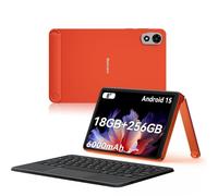 Tablet Blackview Zeno 1 8" HD 90Hz 6GB 256GB WiFi/4G 6000mAh Android 15 Naranja + Teclado Bluetooth