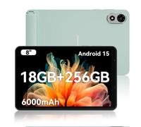 Tablet Blackview Zeno 1 8" HD 90Hz 6GB 256GB WiFi/4G 6000mAh Android 15 Verde