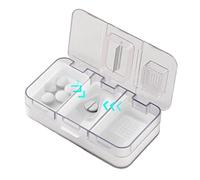 Tablet Cutter Splitter, Double Layer Tiny Pill, 3cm Portable Pill Cutter for Hospital Work Elderly Adults Nurses Travel School Health Accessory Cutting Tool for Safe Convenient Daily Medication
