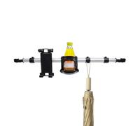 Tablet Holder for Car - Telescopic Headrest Stand with Hook Cup Storage, Adjustable Car Tablet and Phone Holder with Secure Mount, Vehicle Interior Accessory for Truck SUV RV Sedan Road Trip