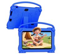 Tablet infantil de 7 pulgadas, tableta Android 12 para niños, 4 GB de RAM+32 GB ROM + 1 TB de expansión, tableta para niños pequeños con funda a prueba de golpes, contrato parental, pantalla IPS de