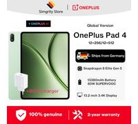 Tablet OnePlus Pad 4 mini pc versión global, Snapdragon 8 Elite Gen 5, batería de 13380 mAh, pantalla True Color 3.4K, incluye un cargador original OnePlus de 80W Bruma de Salvia
