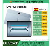 Tablet OnePlus Pad Lite de 11 Pulgadas con Pantalla de 90Hz para Cuidado de la Vista, Batería Súper Grande de 9340 mAh y MediaTek Helio G100 6GB 128GB WIFI
