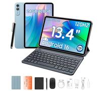 Tablet OSCAL Pad 200 13,4" 128GB 4G LTE 8300mAh Android 16 Gris con teclado