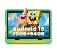 tablet para niños, tablet Android 15 con visualización HD, 10.1 pulgadas, control parental y modo infantil, octa-Core, certificado GMS, 20 GB RAM 64 GB ROM, 1 TB expandible, batería de 5000 mAh