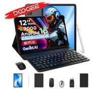 DOOGEE Android 16 U12 2 en 1 Tablet PC 12 pulgadas Gemini AI 24GB(6 + 18) 128GB mAh batería Widevine L1 soporte Wifi Tablet PC Gray VIP Edition
