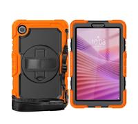 Tablet PC Case Compatible con Lenovo Tab One 8.7 pulgadas/K9 TB305FU 2025 Funda de TPU resistente a prueba de golpes, cubierta protectora con protector de pantalla, soporte giratorio de 380 grados + c
