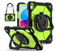 Tablet PC Case Funda Compatible with tableta compatible con iPad 11.ª generación A16 de 11 pulgadas (2025), resistente, a prueba de golpes, con soporte giratorio de 360 grados, correa de mano y corr