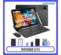 Tablet PC DOOGEE U13 Android 16, Pantalla FHD+ de 13'', 32 GB de RAM, 256 GB de ROM, Batería Grande de 11000 mAh, Ultrafina de 7,5 mm, Gemini AI Smart Pad Blue Tablet ONLY