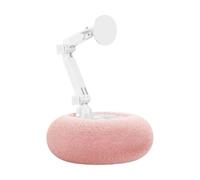 Tablet Pillow Holder - Magnetic Multi-Angle Stand | Plush ABS Mount | Plush and ABS, 20cm diameter, two-section brackets, for bed, car, office