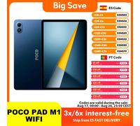 XIAOMI POCO Pad M1 Tablet,WiFi 8+256GB,Pantalla de 12,1" y 120 Hz,Batería de Gran Capacidad de 12000 mAh,Plataforma móvil Snapdragon 7s Gen 4,Azul