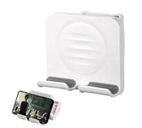 Tablet Puerta del soporte de pared - Soporte de pared para teléfono | del soporte mural para tablet de ahorro espacial | Abrazadera para smartphone ajustable para cocinas, oficinas, gimnasios y config