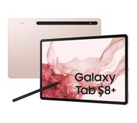 Samsung Galaxy Tab S8+ 5G SM-X806B Qualcomm Snapdragon LTE 128 GB 31,5 cm (12.4") 8 GB Wi-Fi 6E (802.11ax) Android 12 Oro rosado