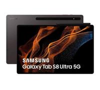 Samsung Galaxy Tab S8 Ultra SM-X906B 5G Qualcomm Snapdragon 512 GB 37,1 cm (14.6") 16 GB Wi-Fi 6E (802.11ax) Gris