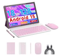 Tableta Android 13, 10 pulgadas, 8 GB de RAM, 128 GB de ROM, 2.0 Ghz Quad-Core Tablet, pantalla táctil IPS de 1280 x 800, WiFi 2.4G/5G, tabletas 2 en 1 con teclado, funda, mouse, lápiz capacitivo,