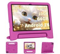 Tableta Android 14 actualizada 2025, tablet para niños de 10 pulgadas, CPU Octa-core, tabletas expandibles de 10 GB + 64 GB + 1 TB para niños con espacio para niños, control parental, batería grande