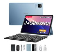 Tableta Blackview Tab 60 Pro SET de 10,1 pulgadas con RAM, 24 GB, ROM, 128 GB, Android 14, WiFi 6, Widevine L1 4G azul