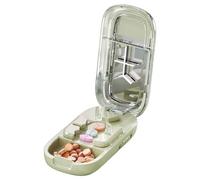 Tableta Cutter Tool - Divisor de cápsulas portátil Tiny Pill | Dispositivo multifuncional para interruptores de medicamentos compacto, de hospital para viajes de campamentos escolares mayores