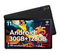 Tableta de 11,5 Pulgadas Android 15, 30GB de RAM, 1TB TF, Tableta Android 2K 2000 * 1200 FHD, 8400mAh, Widevine L1, Cámara de 13MP, WiFi 6 y BT 5.3, Tableta PC con Face ID para trabajo/estudio - Negro