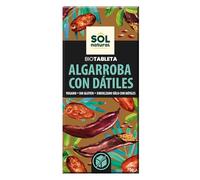 Tableta de algarroba con datiles bio 70g Sol Natural