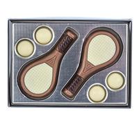 Tableta de chocolate con caja de regalo - Motivo tenis - 65 g