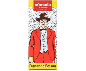 Tableta de Chocolate con Leche "Fernando Pessoa" - 100 g - Chocolate Sin Gluten - Tableta de Chocolate, Leche y Azúcar - Textura Suave y Cremosa - Producto Gourmet de Origen Portugués