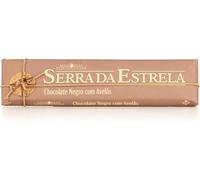 Tableta de Chocolate Negro con Avellanas "Serra da Estrela" - 300 g - Chocolate Sin Gluten - Tableta de Chocolate, Avellanas y Azúcar - Textura Suave y Cremosa - Producto Gourmet de Origen Portugués