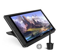 Tableta de dibujo con pantalla, monitor de dibujo gráfico XOPPOX de 15.6 pulgadas con pantalla laminada completa de 1080P, inclinación 8192 niveles, lápiz capacitivo sin batería, soporte ajustable,