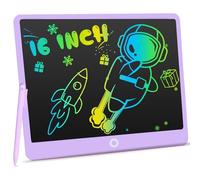 Tableta de dibujo de 16 pulgadas, tableta de escritura LCD, tablero de dibujo portátil, tablero mágico lavable y reutilizable, regalo de cumpleaños de 3 a 8 años para niñas y niños (un bolígrafo