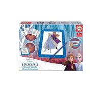 Tableta de dibujo - EDUCA - Disney La Reina de las Nieves - Luminoso con 25 modelos - A partir de 5 años
