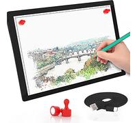 AOSAFE Tableta De Dibujo Independiente, Pantalla De Lápiz De Dibujo Completamente Laminada De 10 Pulgadas con Atenuación Continua De 5 Pasos, para Edición De Fotos/Video, Dibujo, Diseño