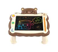 Tableta de dibujo LCD, tarjeta doodle magnética | Tablero de dibujo educativo con soporte,Tableta de escritura portátil, suministros de arte para el hogar, escuela, trave