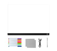 Tableta de dibujo LED para niños - 7 colores borrable con control táctil juguete creativo | tableta de dibujo LED, para niños noche casa oficina escuela vacaciones arte pintura Co