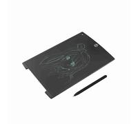 Tableta de Dibujo, Tablero de Dibujo de 12 Pulgadas con Bolígrafo para Escribir, Dibujar, Garabatear, Borrador de Oficina, Registros de Reuniones (Black)