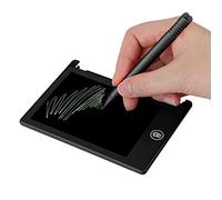 Tableta de Escritura, 4.5 Pulgadas LCD Reutilizable Portátil Tablero de Escritura Tableta de Escritura Tablero de Dibujo para niños/niños Recordatorio de la Lista de Notas Nota(Negro)